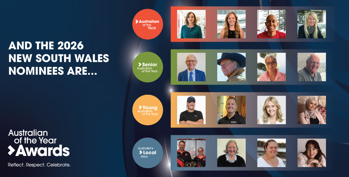 2026 AUSTRALIAN OF THE YEAR AWARDS NOMINEES FOR NSW ANNOUNCED