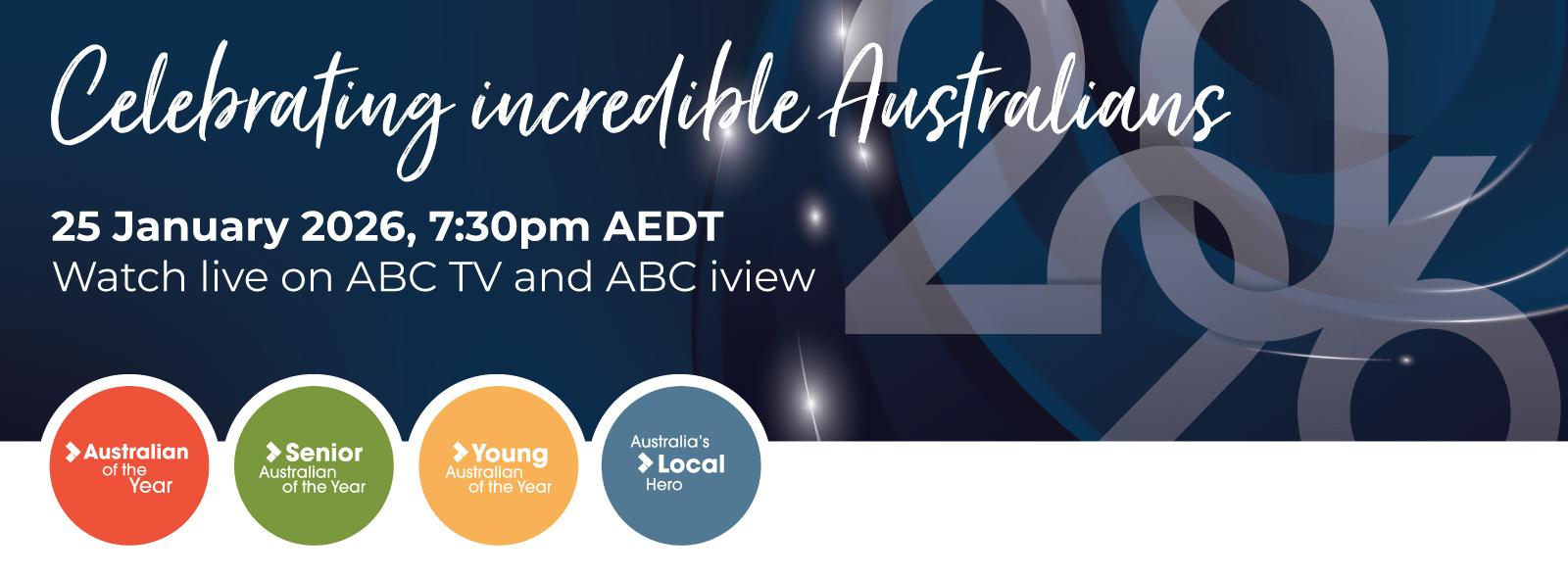 Celebrating incredible Australians 